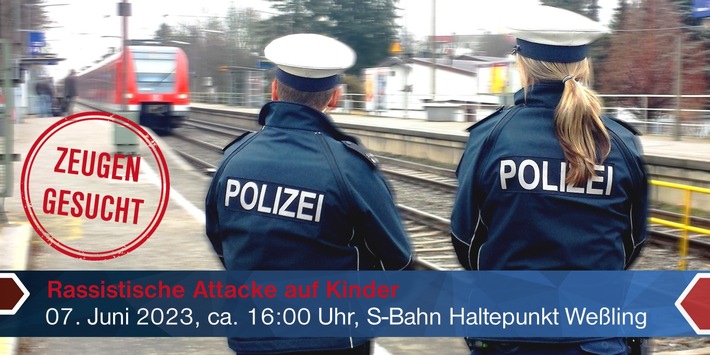 Bundespolizeidirektion München: Rassistische Attacke auf Kinder / Bundespolizei sucht Betroffene und Zeugen